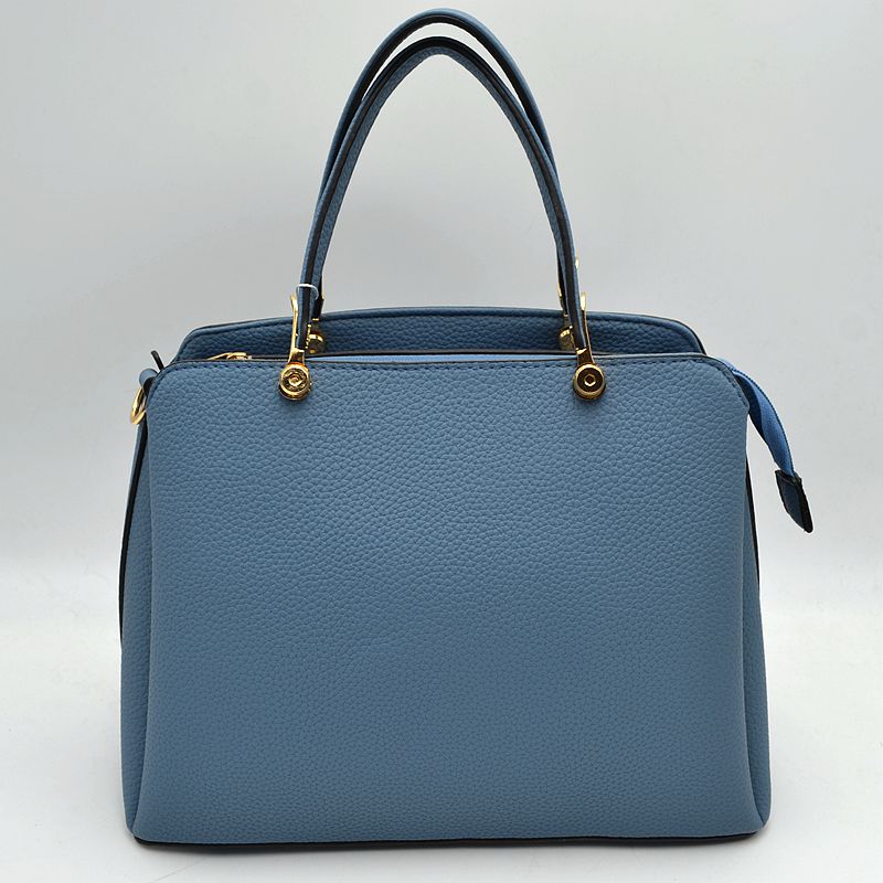 Women's Textured Faux Leather Top Handle Tote Bag