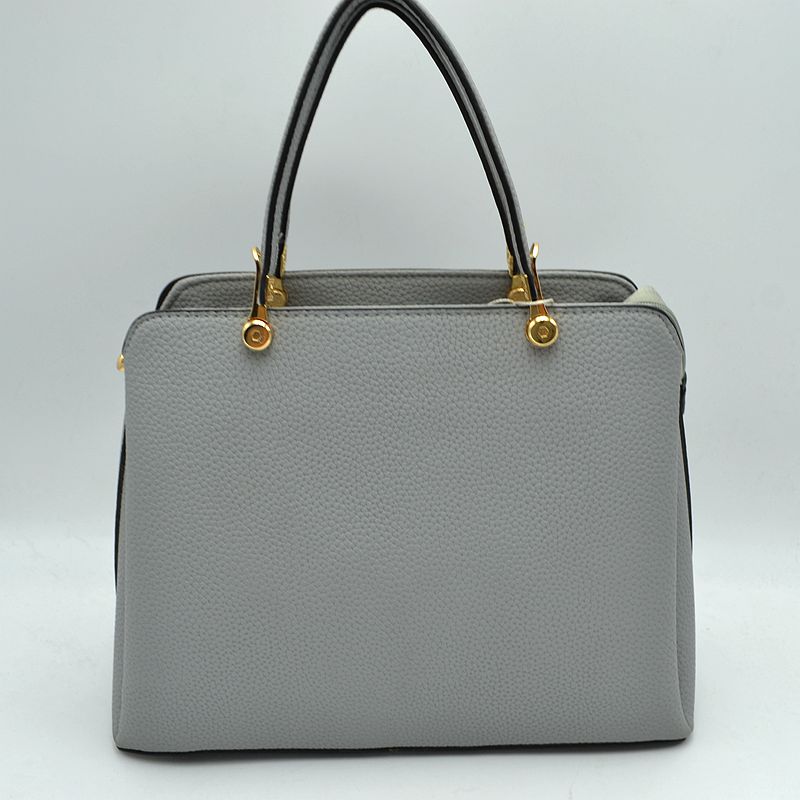 Women's Textured Faux Leather Top Handle Tote Bag