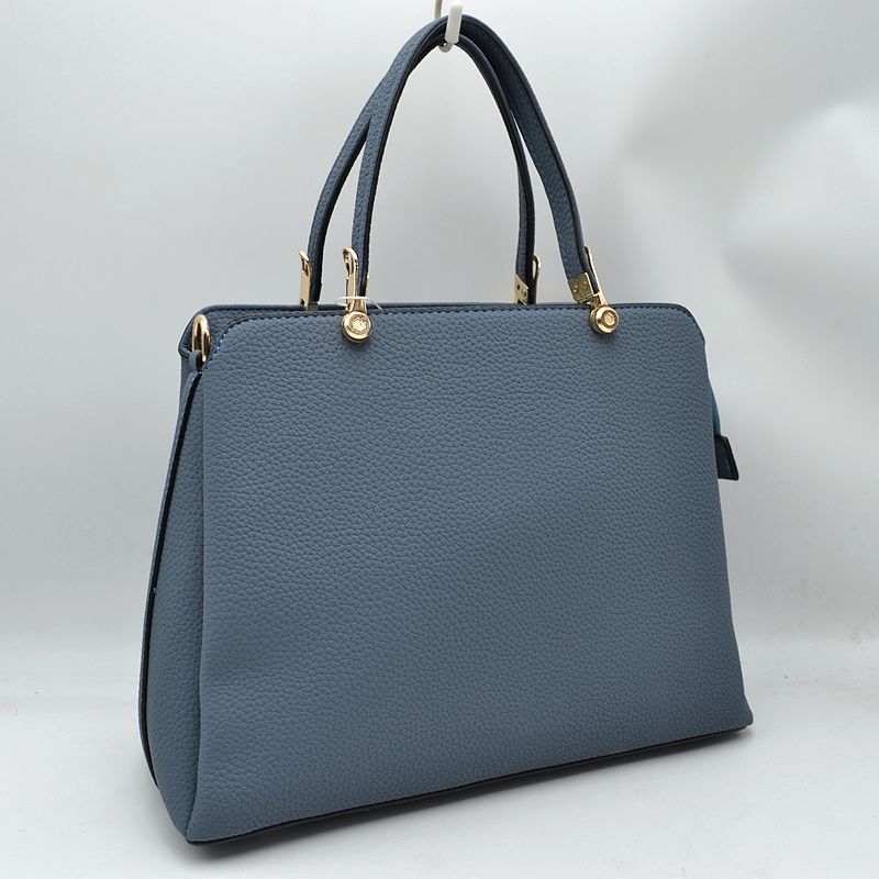 Women's Textured Faux Leather Top Handle Tote Bag