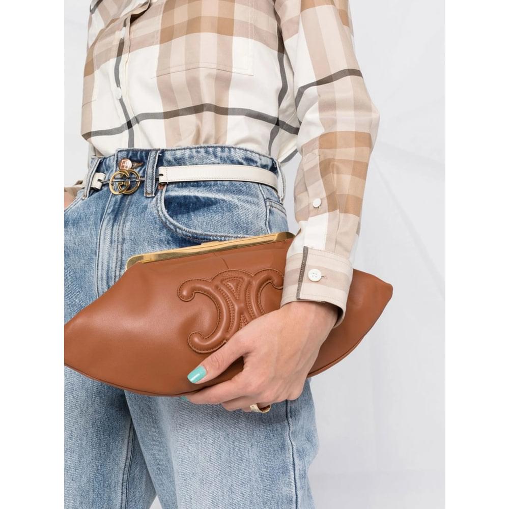 Celine Brown Clutch Bags Women Women