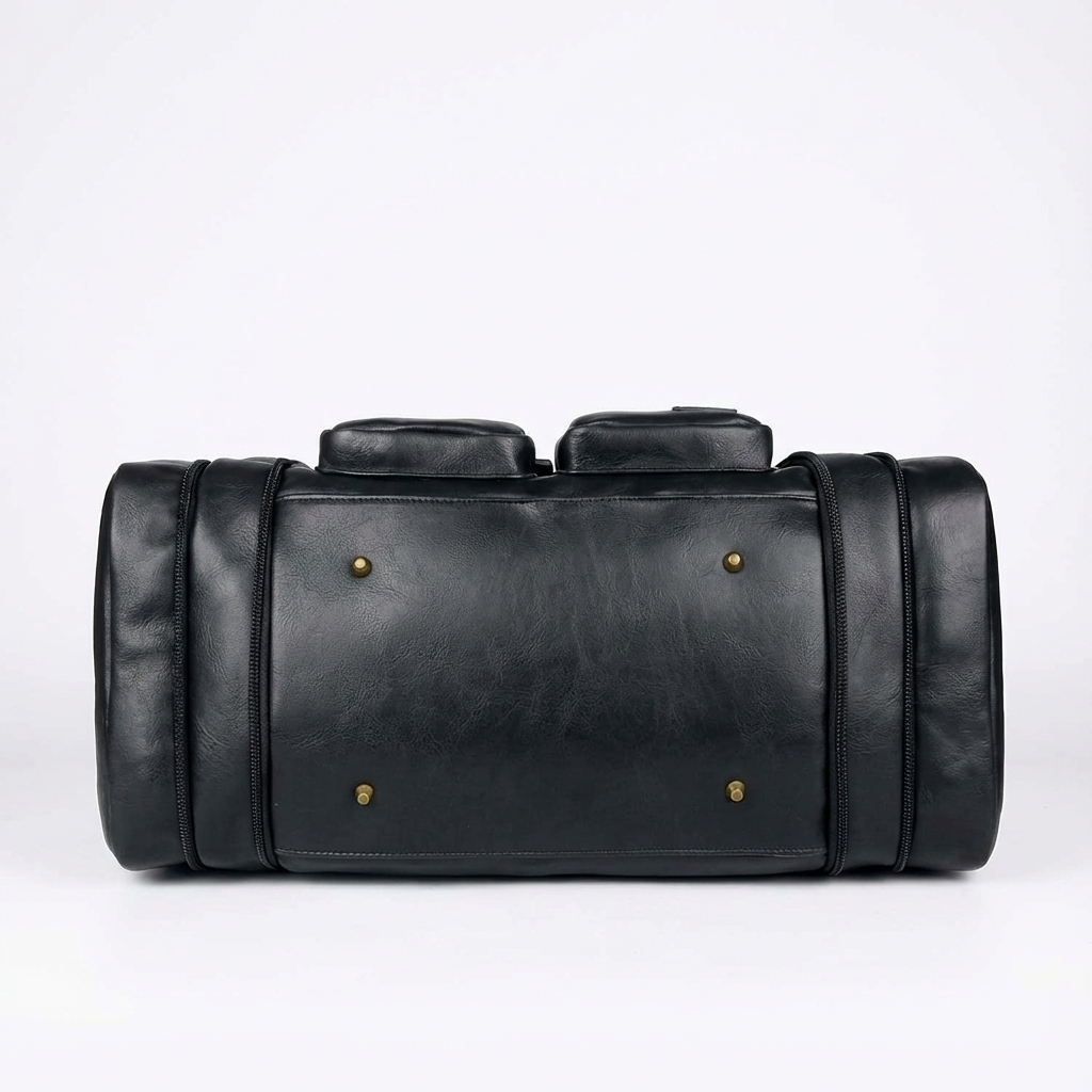 Men's Vegan Leather Duffel Bag – Organized Travel Carry