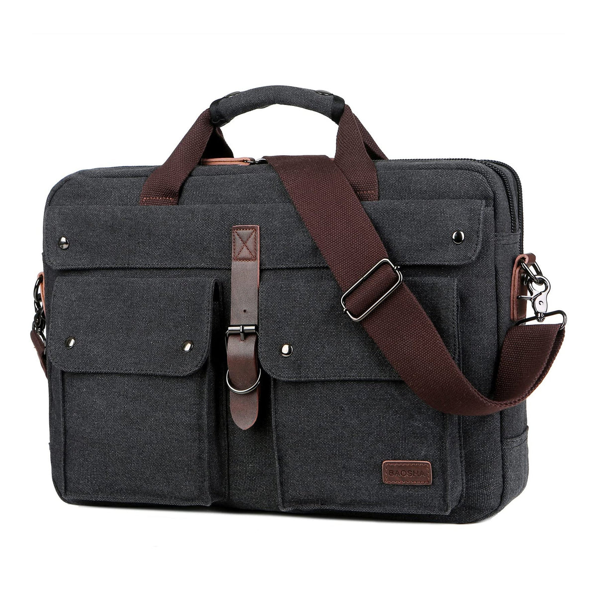 Men's Canvas Messenger Bag – Professional Laptop Carry