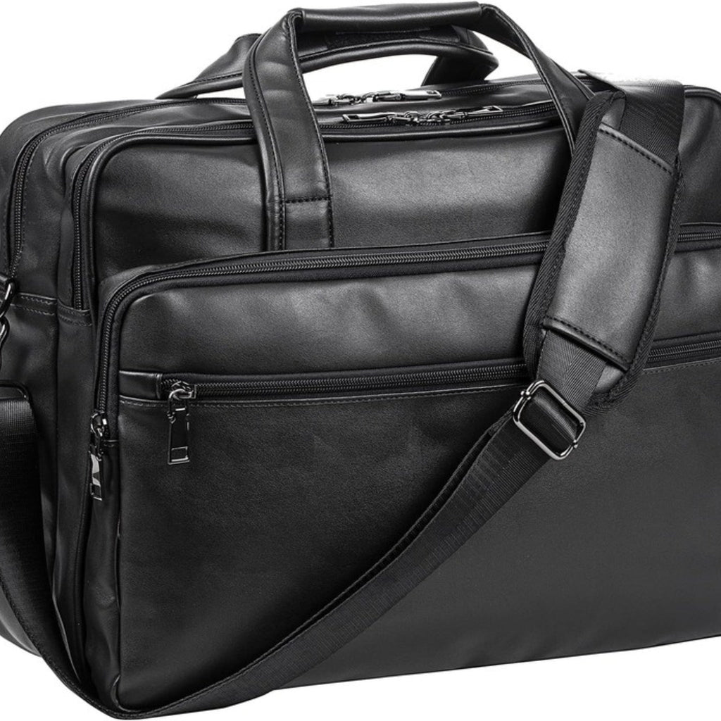 Men's Vegan Leather Messenger Bag – Modern Work Carry