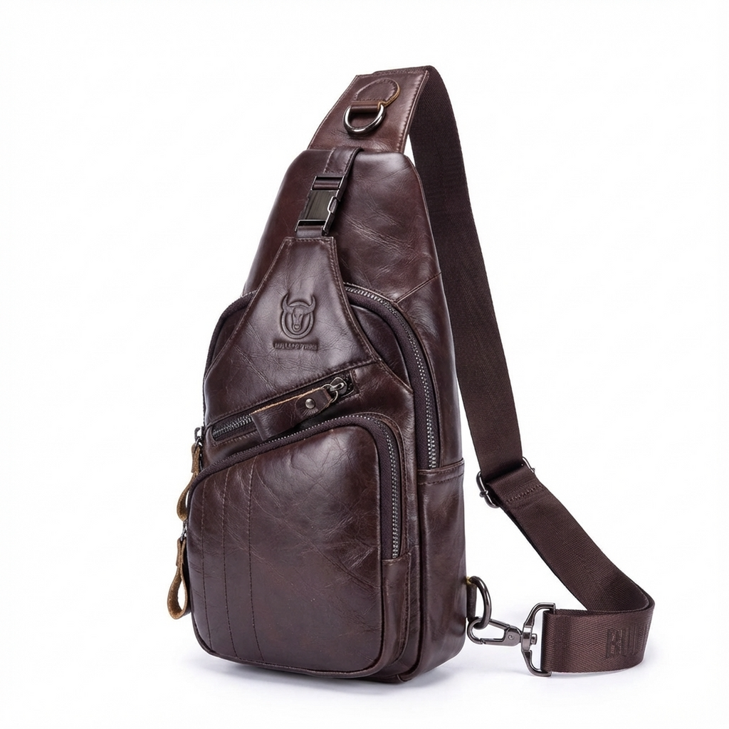 Men's Genuine Leather Sling Bag – Refined Daily Carry