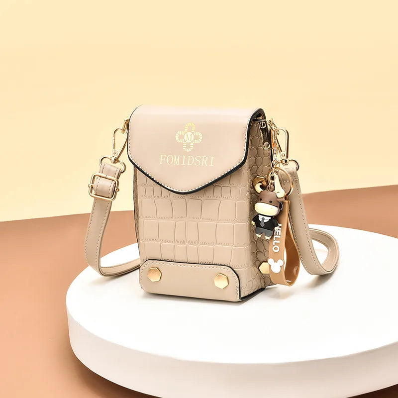 This exquisite, compact, and stylish crossbody bag is perfect for women on the go. It’s one-shoulder, portable, and versatile, making it a great choice for various occasions.