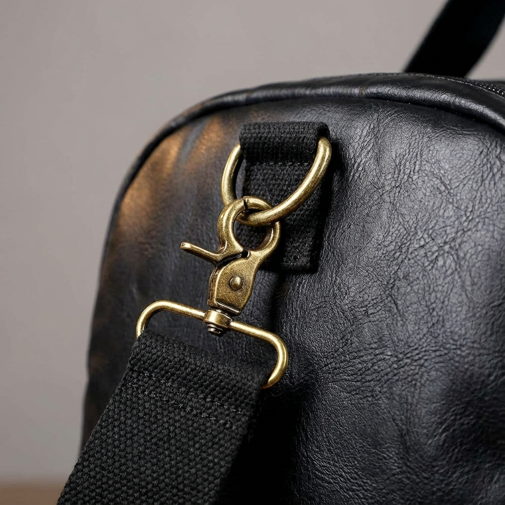 Men's Vegan Leather Duffel Bag – Organized Travel Carry