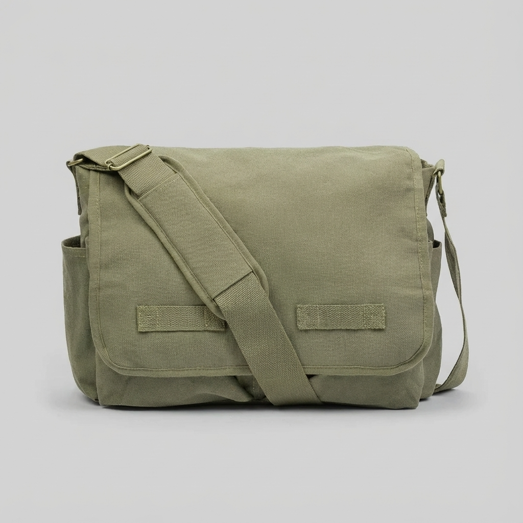 Men's Canvas Messenger Bag – Daily Commuter Carry