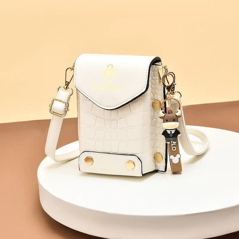 This exquisite, compact, and stylish crossbody bag is perfect for women on the go. It’s one-shoulder, portable, and versatile, making it a great choice for various occasions.