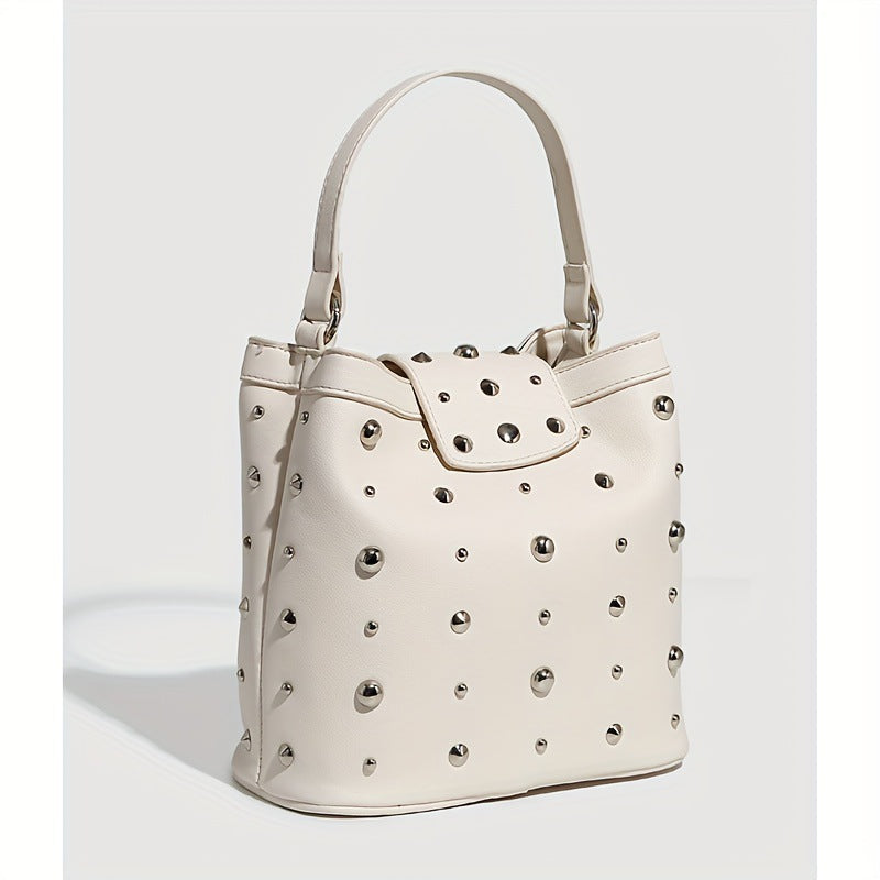 Retro Sexet Nitte Taske Lokomotiv Tote Taske Trendy Punk Spand Taske Crossbody Kæde Taske