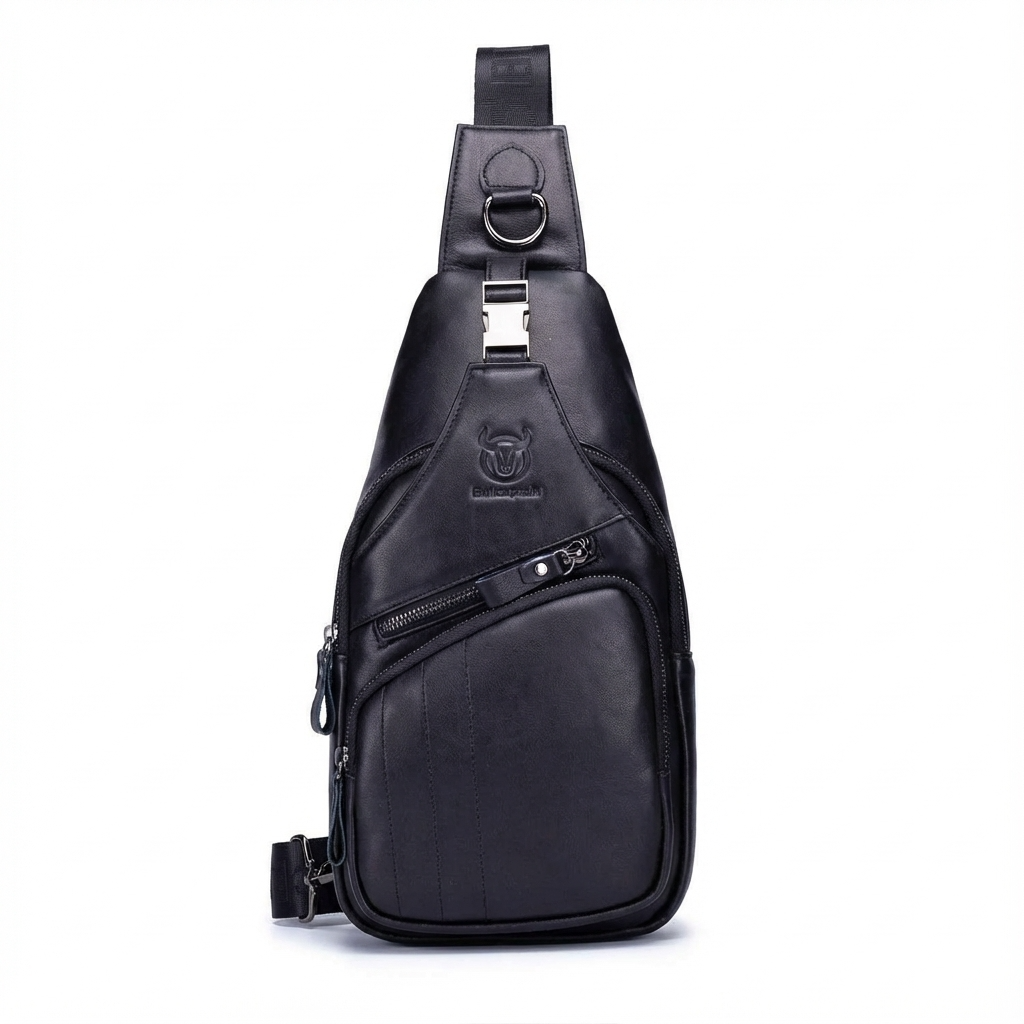 Men's Genuine Leather Sling Bag – Refined Daily Carry