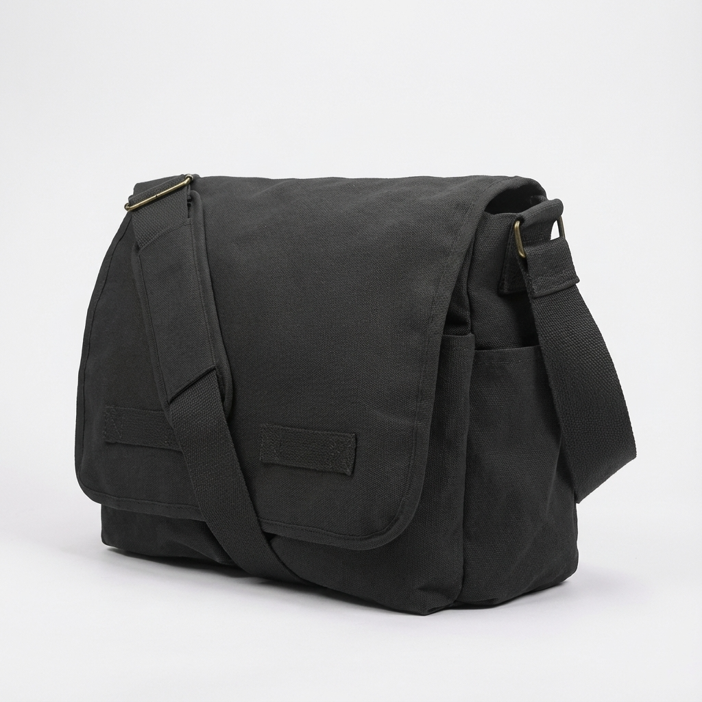 Men's Canvas Messenger Bag – Daily Commuter Carry