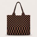 The Classic Checkered Skinny Tote