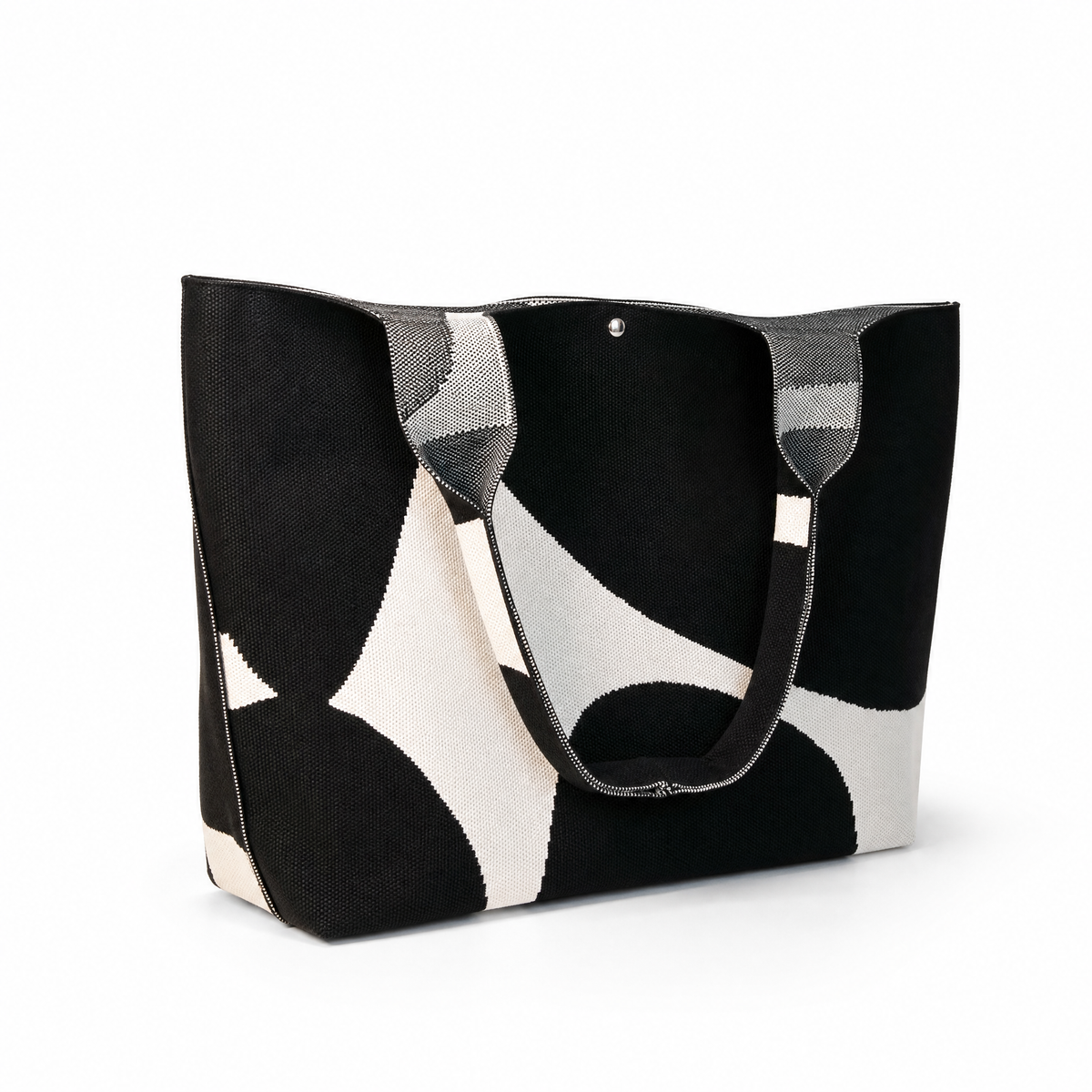MOOdy Black Signature Tote bag with a bold, modern design and sturdy handles, perfect for everyday use.