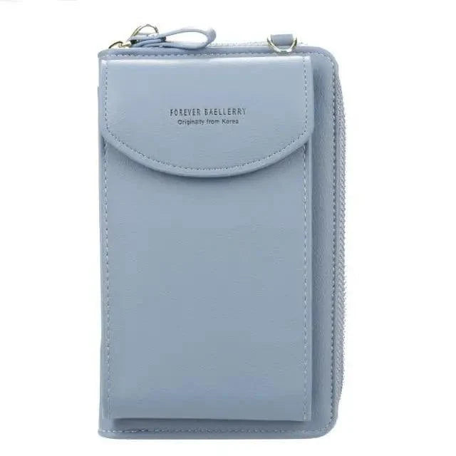 Dazzling Women Wallet Bags Big Card Holder Clutch Messenger Long Shoulder Straps - Trendy Designer Female Clutch Cross Body Bag