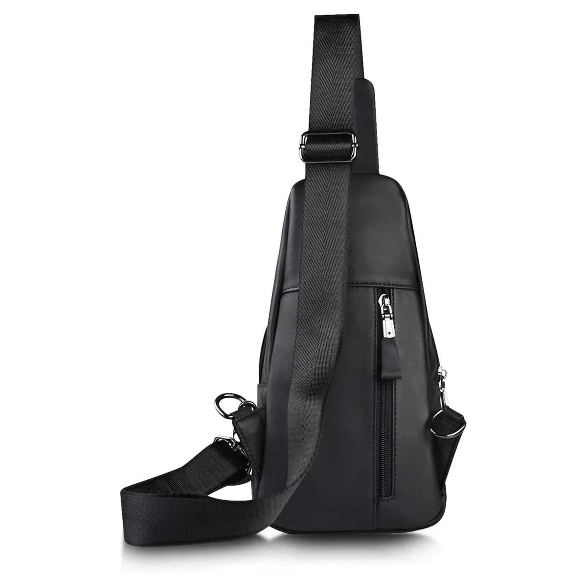 Men's Genuine Leather Sling Bag – Slim Professional Carry