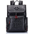 Men's Croc-Embossed Leather Backpack – Refined Business Carry