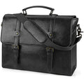 Men's Vegan Leather Messenger Bag – Professional Laptop Carry