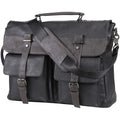 Men's Vegan Leather Messenger Bag – Professional Utility Carry