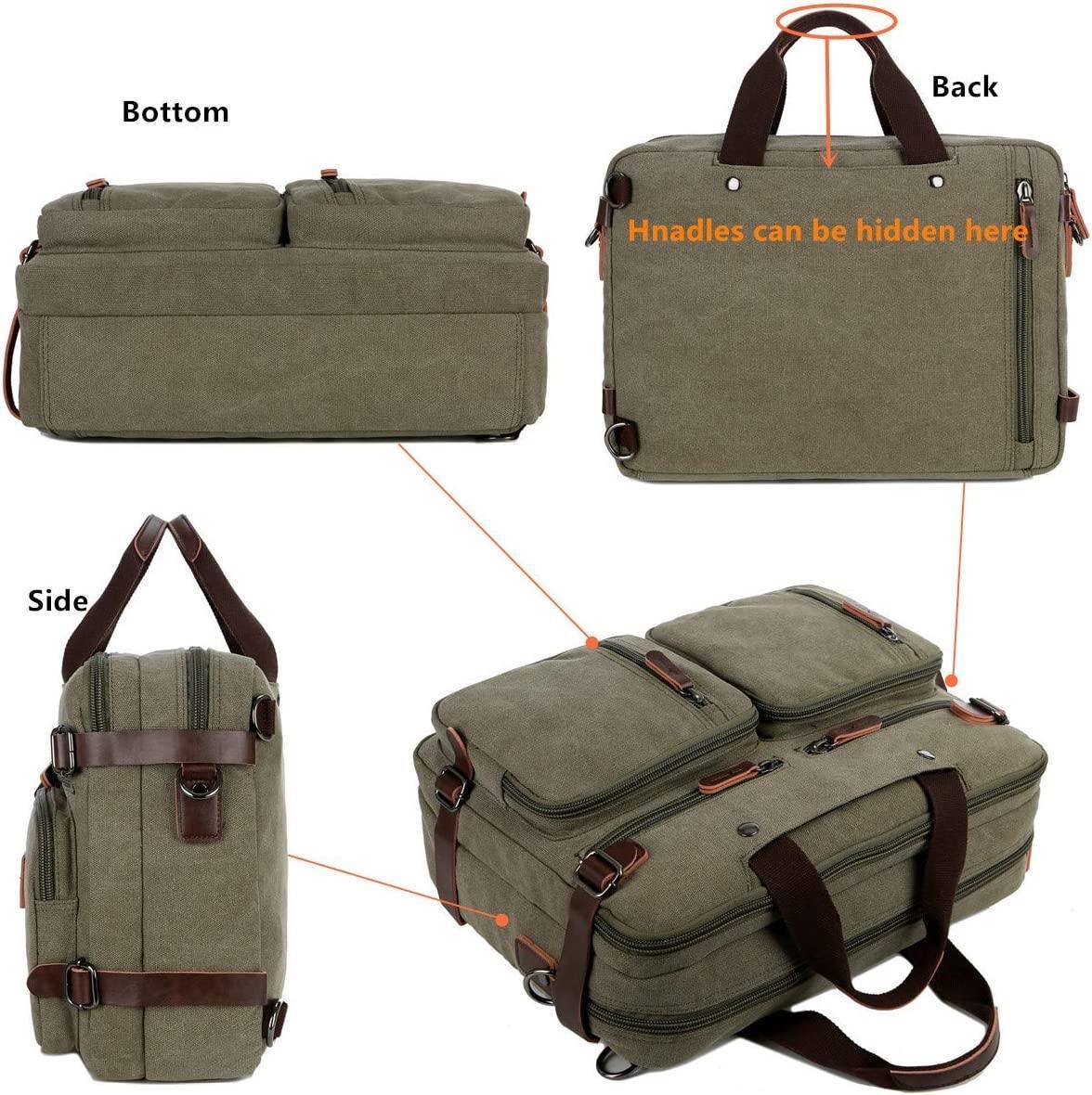 Men's Canvas Messenger Bag – Structured Office Carry