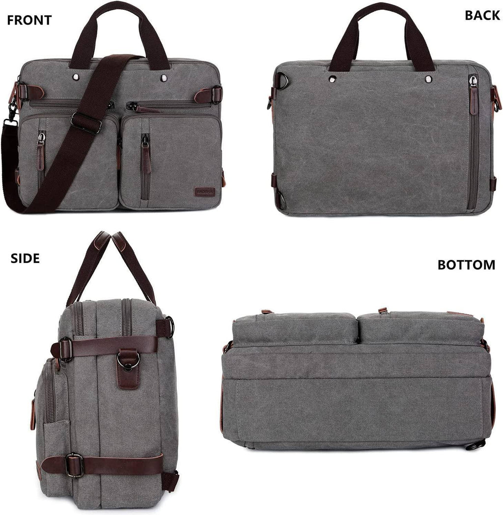 Men's Canvas Messenger Bag – Structured Office Carry