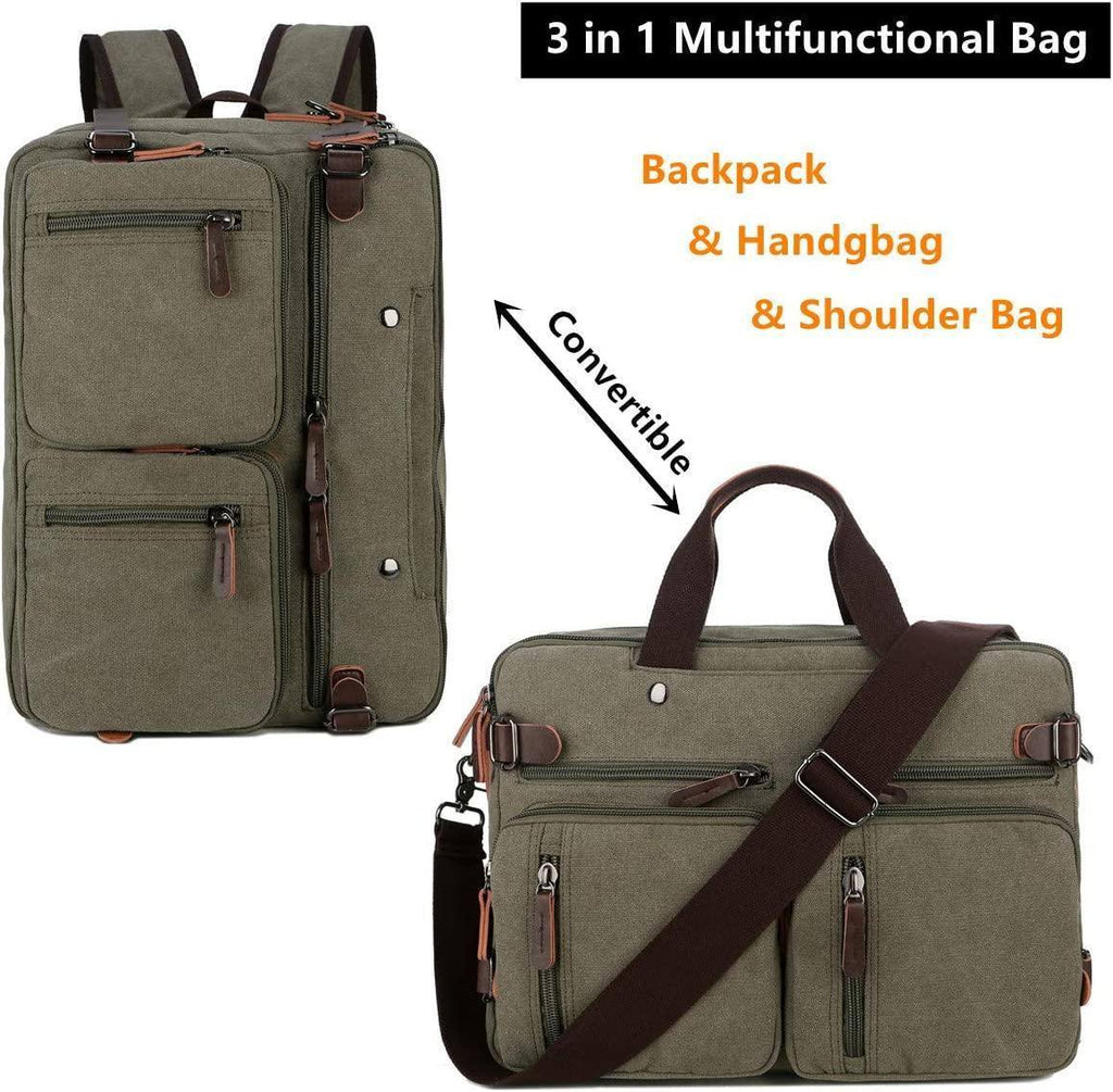 Men's Canvas Messenger Bag – Structured Office Carry