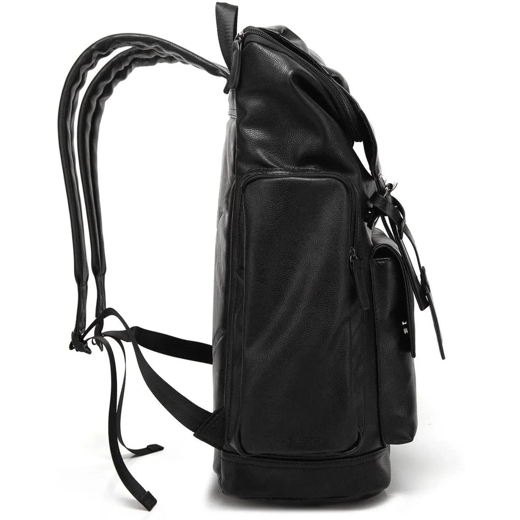 Men's Vegan Leather Backpack – Refined Daily Carry
