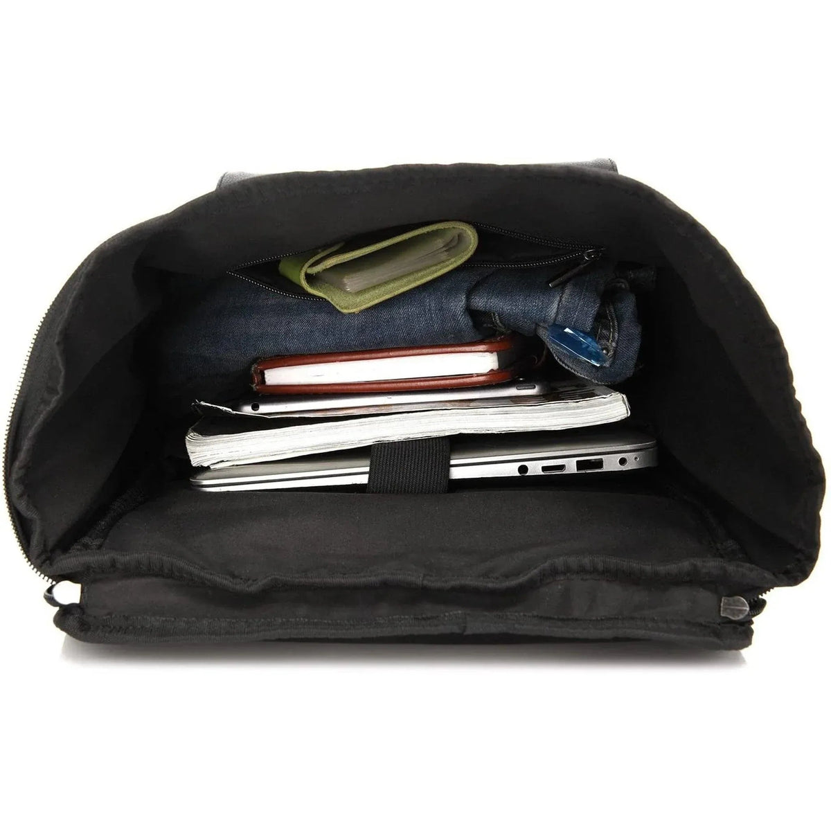 Men's Vegan Leather Backpack – Refined Daily Carry