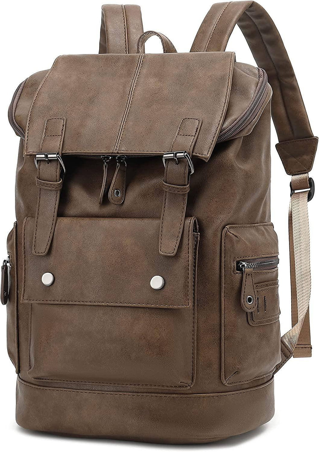 Men's Vegan Leather Backpack – Executive Commuter Carry