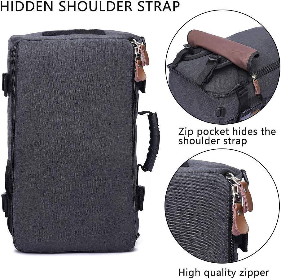 Men's Canvas Backpack – Convertible Work Carry