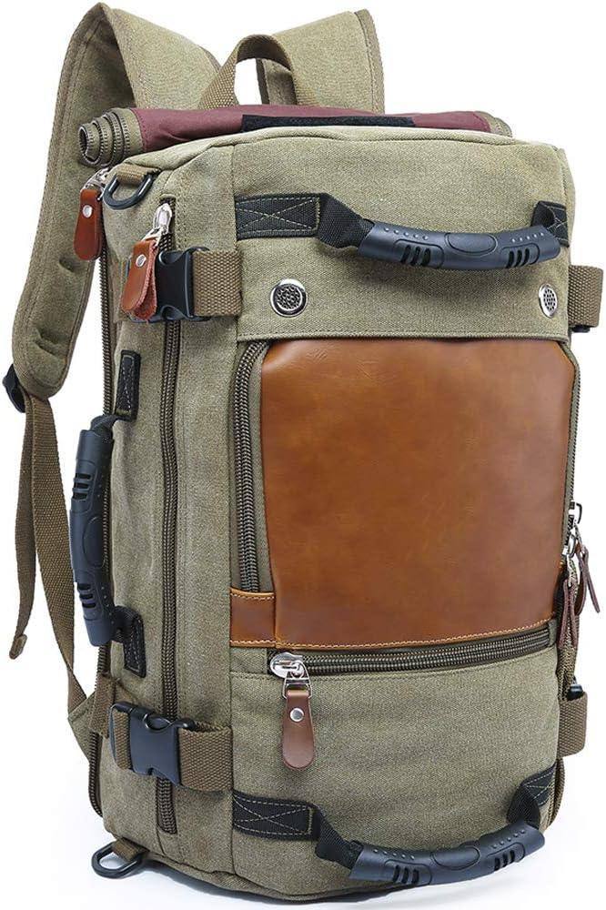 Men's Canvas Backpack – Convertible Work Carry