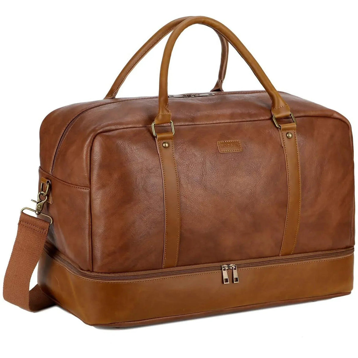 Men's Vegan Leather Duffel Bag – Professional Utility Carry