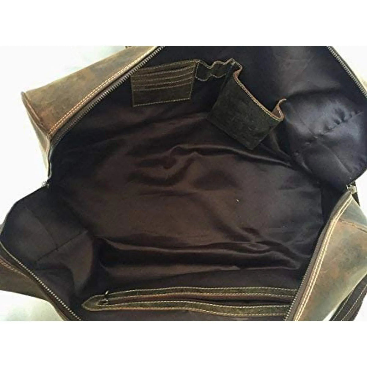 Men's Buffalo Leather Duffel Bag – Refined Business Carry