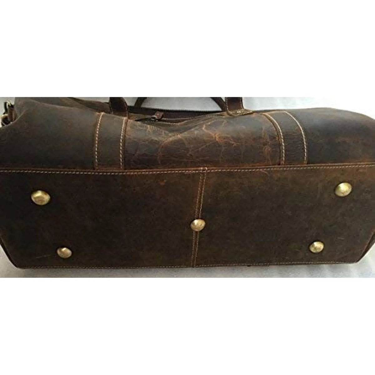 Men's Buffalo Leather Duffel Bag – Refined Business Carry