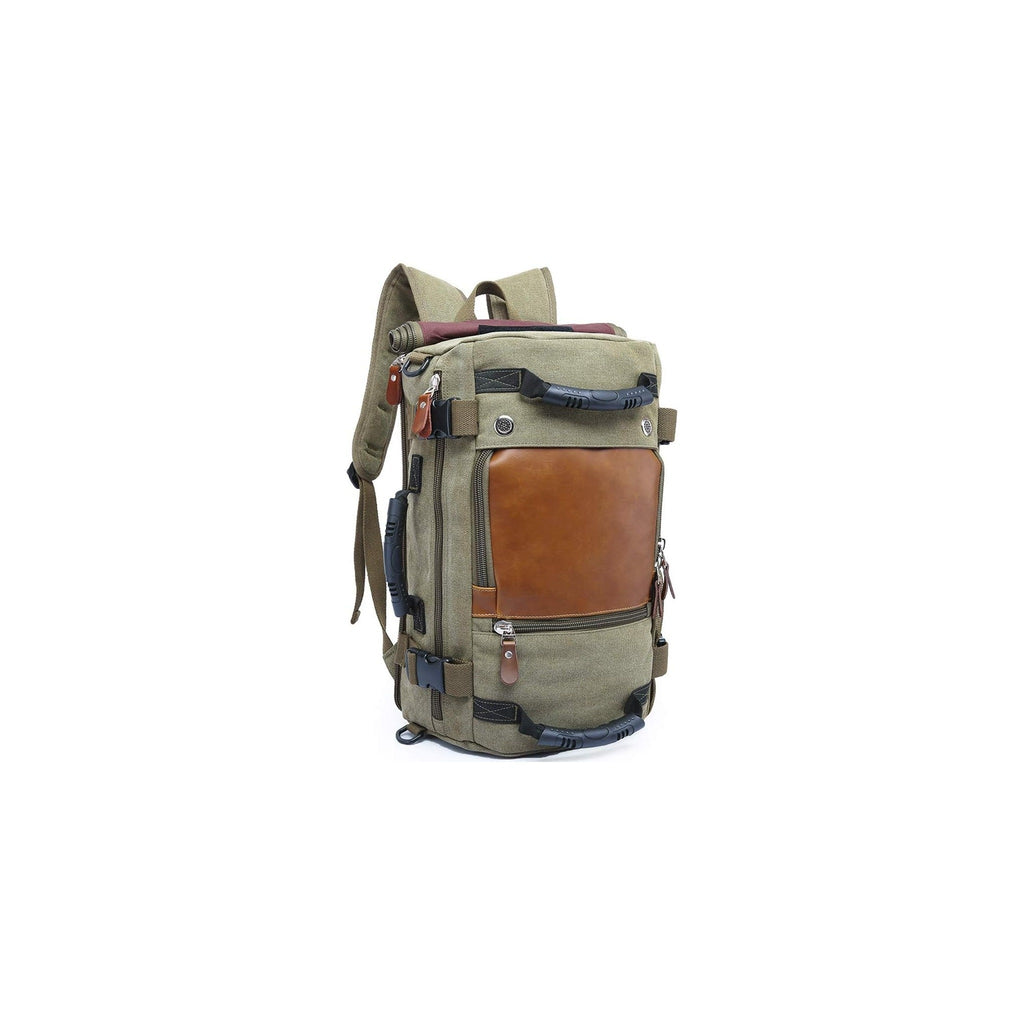 Men's Canvas Backpack – Convertible Work Carry