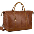 Men's Vegan Leather Duffel Bag – Compact Travel Carry