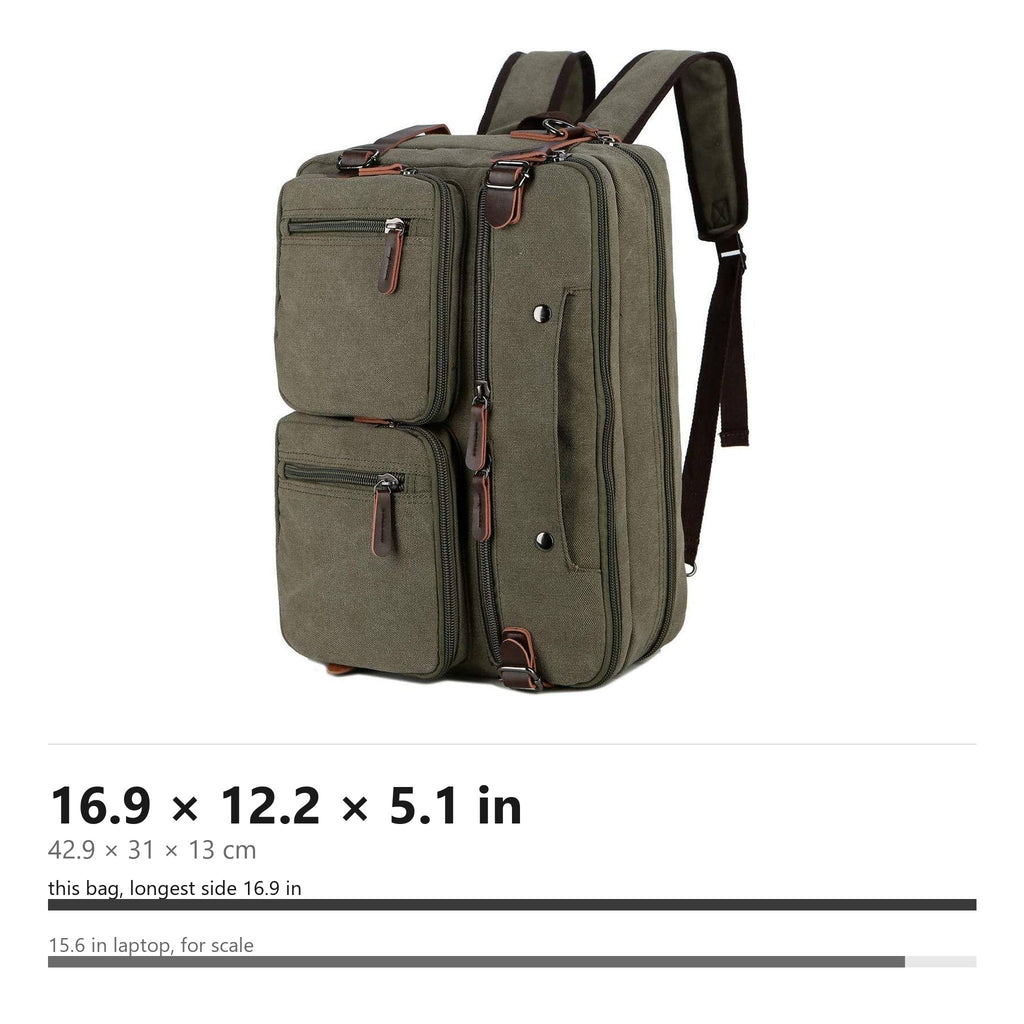 Men's Canvas Messenger Bag – Structured Office Carry