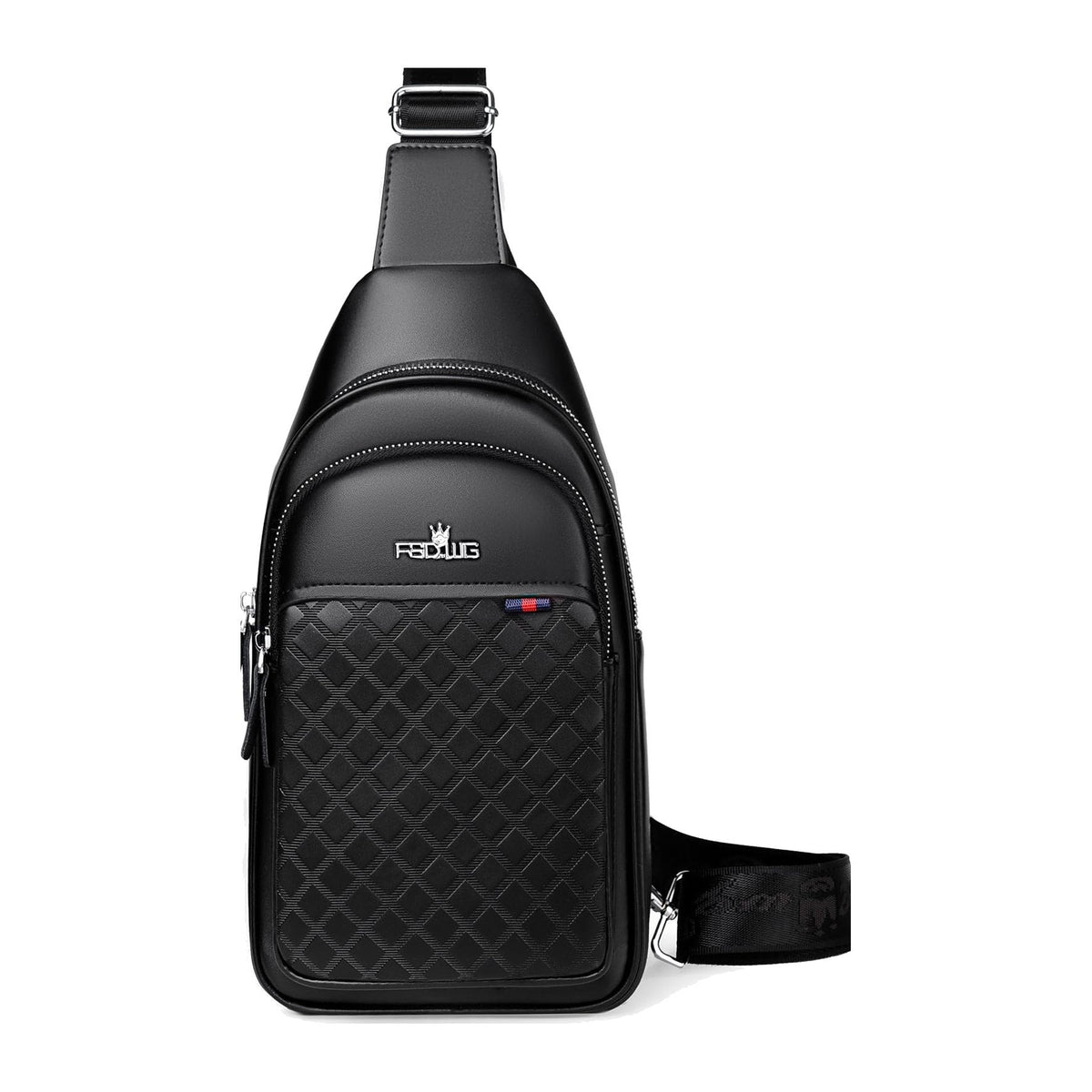 Men's Vegan Leather Sling Bag – Modern Work Carry